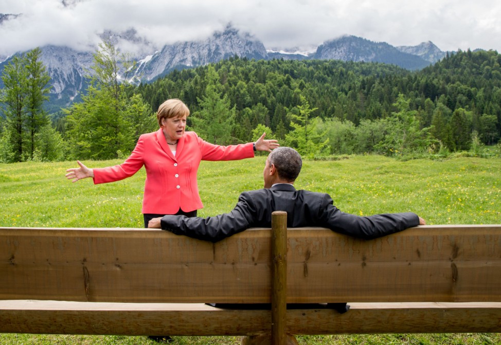 Barack Obama und Angela Merkel