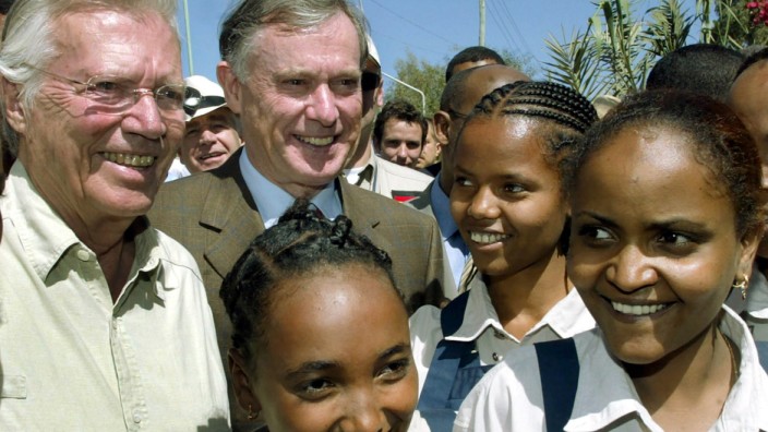 Bundespräsident Köhler bei Karlheinz Böhm in Äthiopien