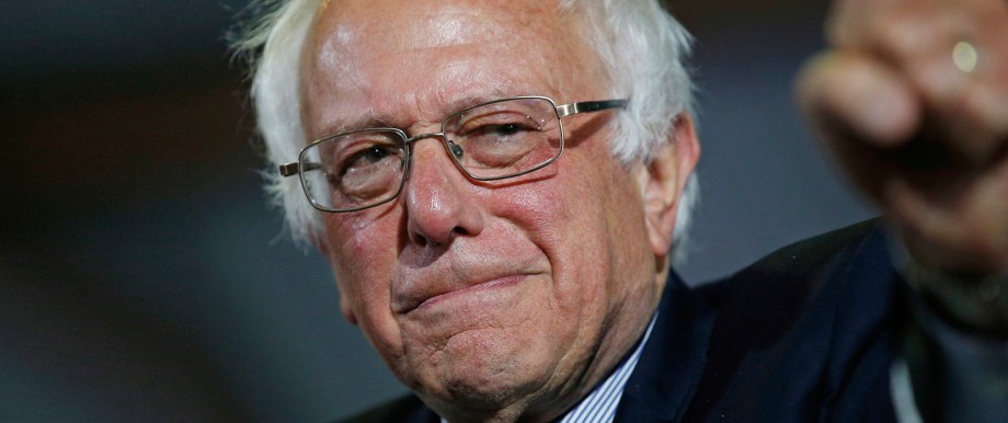 Demokraten nach US-Wahl: Bernie Sanders, der unabhängige Senator aus Vermont, während eines Wahlkampfauftritts in Kalifornien.