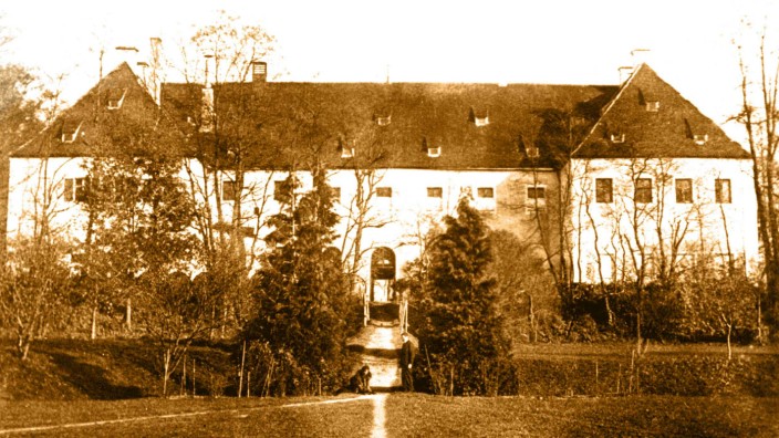Aus der Haager Geschichte: Das alte Herrenhaus des Haager Schlosses.