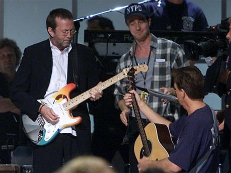 Eric Clapton, Edward Norton, Paul McCartney