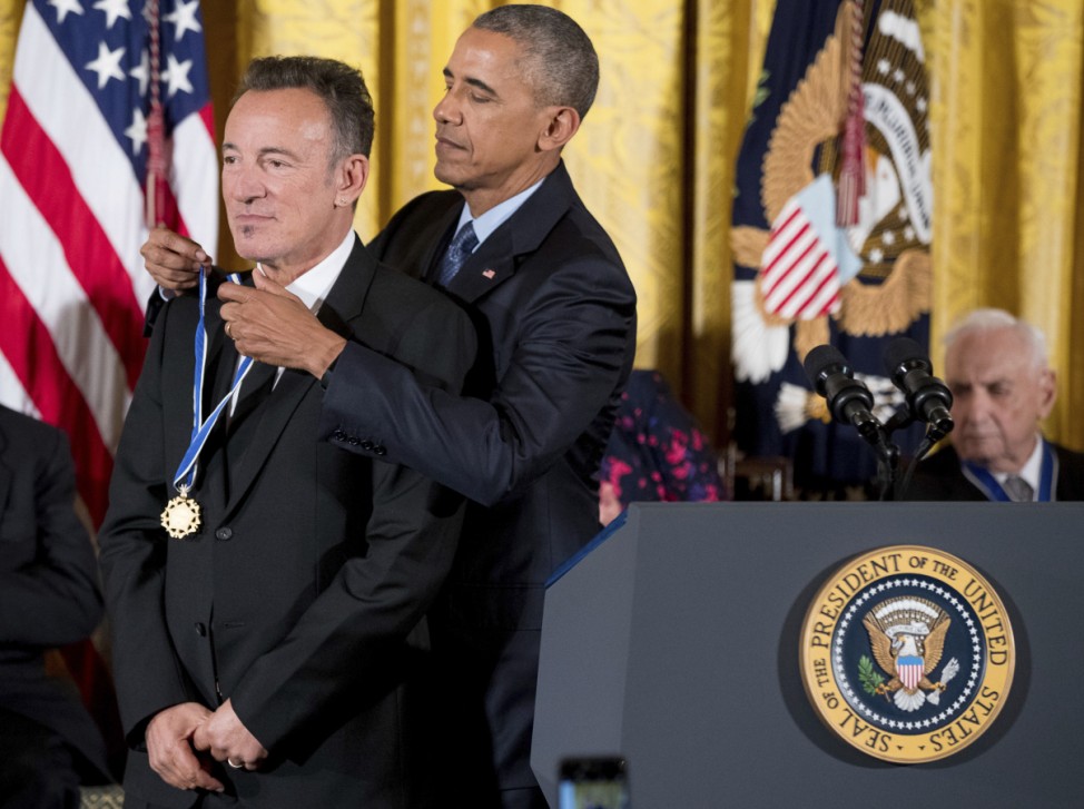 Barack Obama, Bruce Springsteen