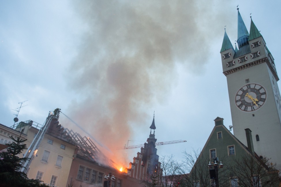 Brand Rathaus Straubing