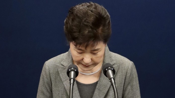 South Korean President Park Geun-hye address to the Nation