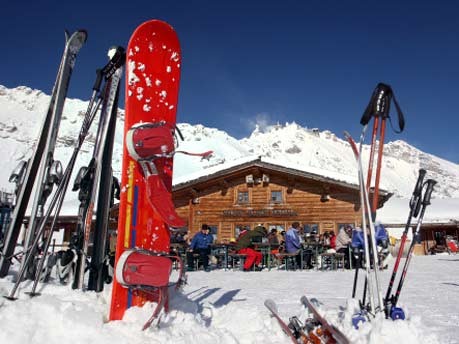 Skihütte Zugspitze, Foto: ddp