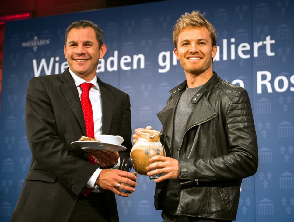 Empfang für Nico Rosberg in Wiesbaden