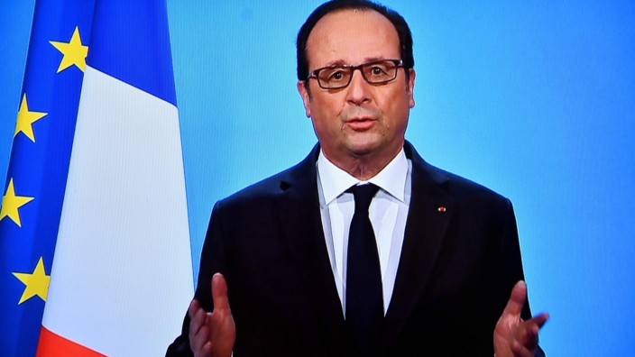 Wahlkampf: Bevor er seine Entscheidung verkündete, betonte Hollande seine Erfolge.