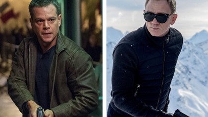 Großbritannien: Jason Bourne (Matt Damon) und James Bond (Daniel Craig) - zwei sehr unterschiedliche Heldentypen.