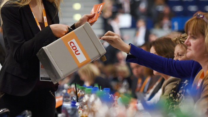 Christian Democrats (CDU) Hold Federal Convention