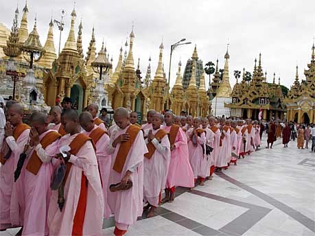 Proteste in Birma, dpa