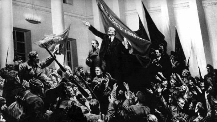 25 Jahre Ende der UdSSR: Zwischen Staatsgründer Lenin und dem letzten sowjetischen Machthaber liegen 69 Jahre Imperium.