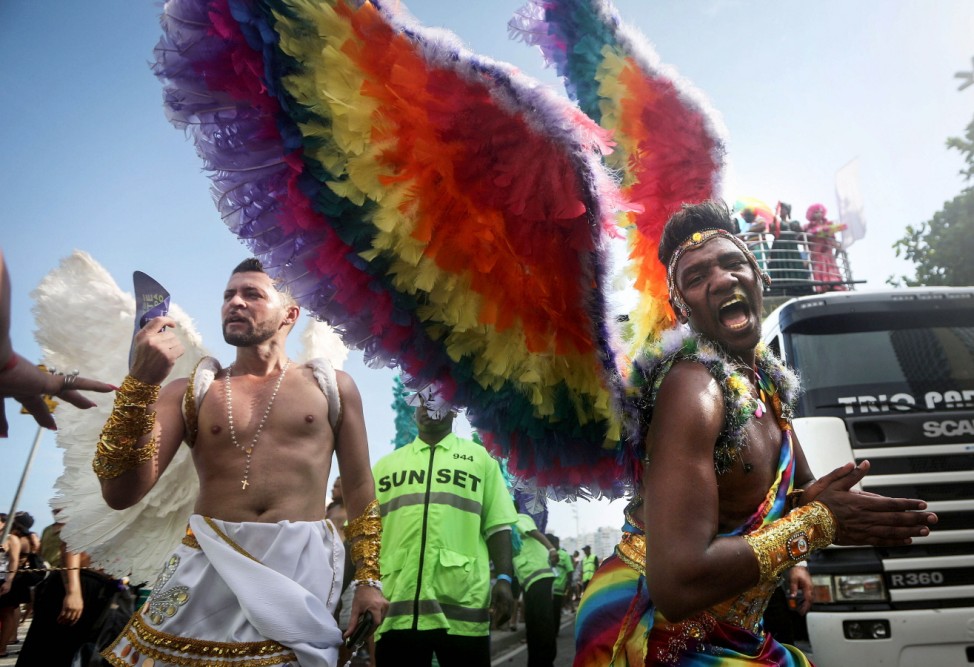 *** BESTPIX *** Gay Pride Parade Held In Rio De Janeiro