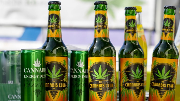Cannabis Energydrink, Bier mit Hanfextrakten