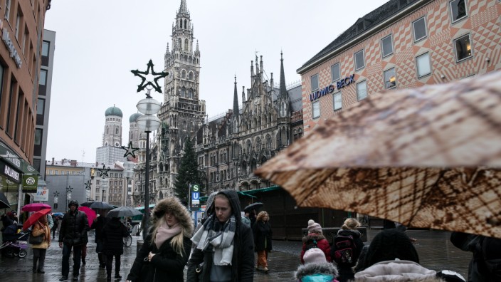 vorzeitige Weihnachtsstimmung in München