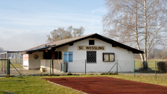 Weßling: Vereinshäuschen SC Wessling