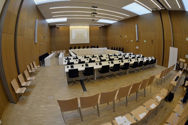Hochsicherheitsgerichtssaal der JVA München-Stadelheim, 2016
