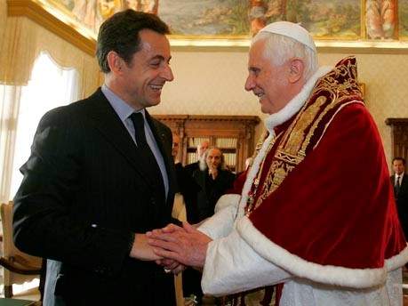Sarkozy, Benedikt XVI., AP