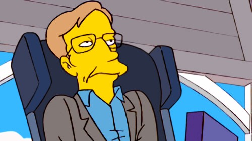 Stephen Hawking: In der Folge "Die Stadt der primitiven Langweiler" hat Stephen Hawking einen Gastauftritt bei den "Simpsons"