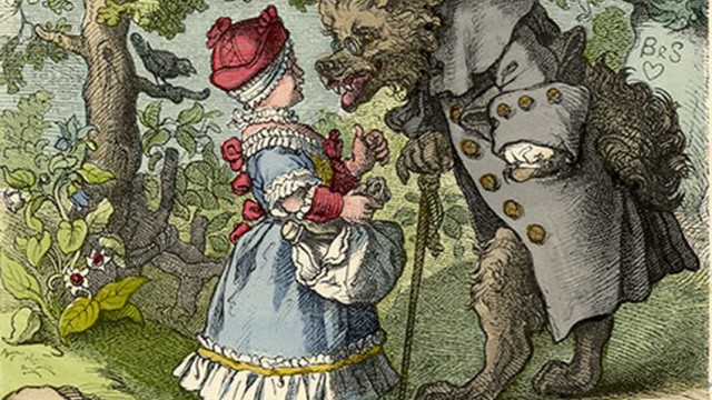 Streit um Abschuss: Bei den Gebrüdern Grimm musste das Tier den bösen Part übernehmen, etwa im Märchen Rotkäppchen und der Wolf.