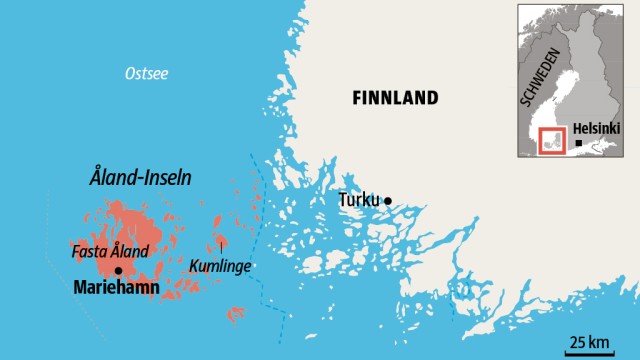 Åland-Archipel: SZ-Karte
