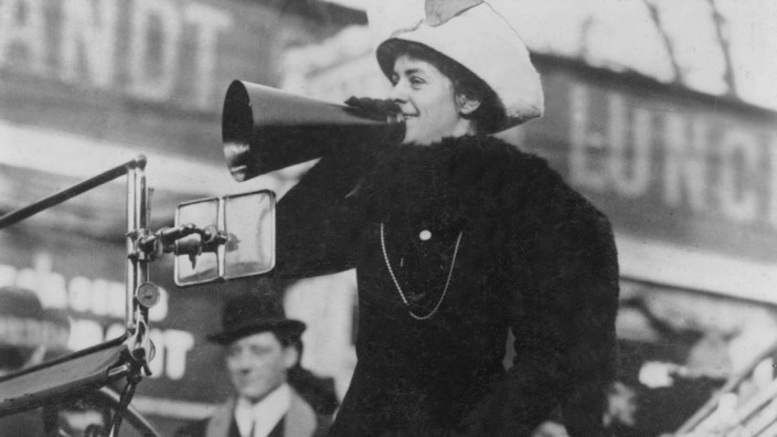 Amerikanische Suffragette, 1913