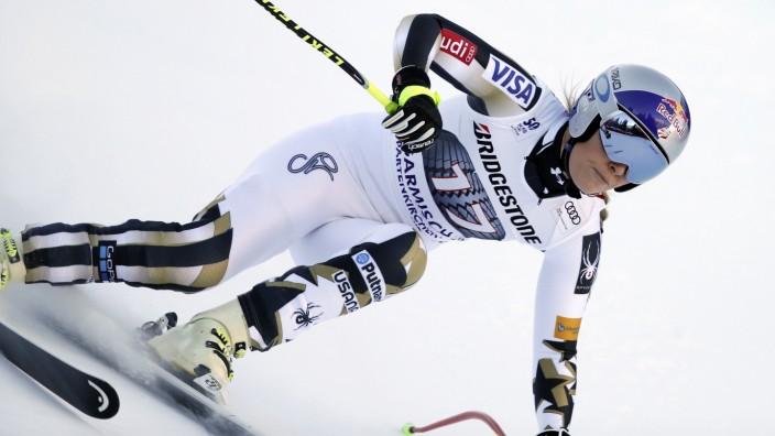 Ski alpin: Schnellste in Garmisch: Skirennläuferin Lindsey Vonn.