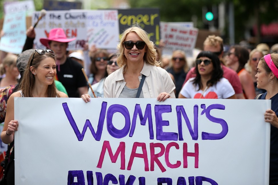 New Zealanders Take Part In Women's March To Protest Trump Inauguration