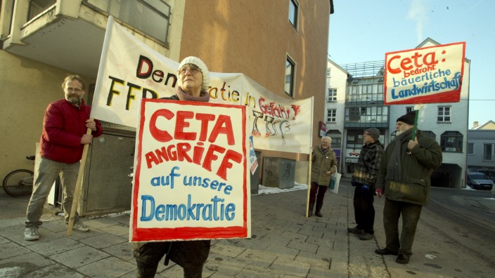 Bruck: Protestaktion gegen TTIP / CETA