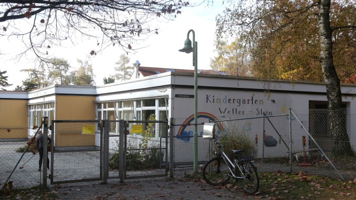 Ausschuss billigt Pläne: Der Kindergarten am Wettersteinring wird abgerissen.