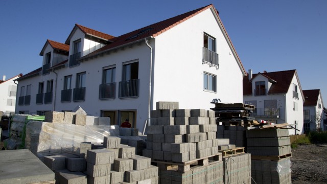 Olching: Neubauten / Baustelle / Wohnungsbau - Grasslfing