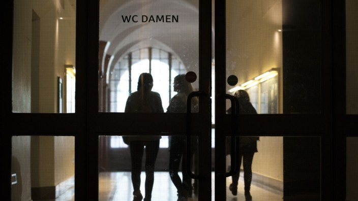 Landgericht München: Auf einer Damentoilette an der LMU vergewaltigte der 26-Jährige eine Studentin.
