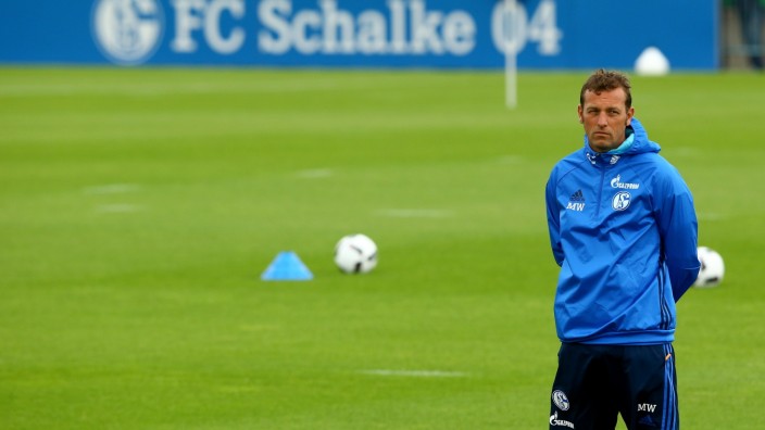 Schalke 04 - Training Session; Weinzierl