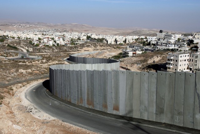 Mauer im Westjordanland