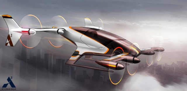 Das fliegende Auto Airbus Vahana