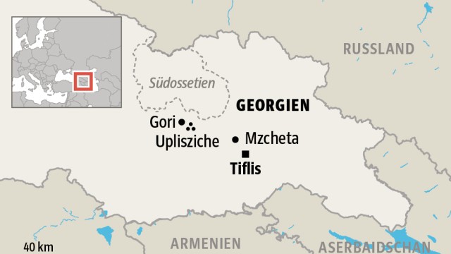Georgiens alte Städte: SZ-Karte