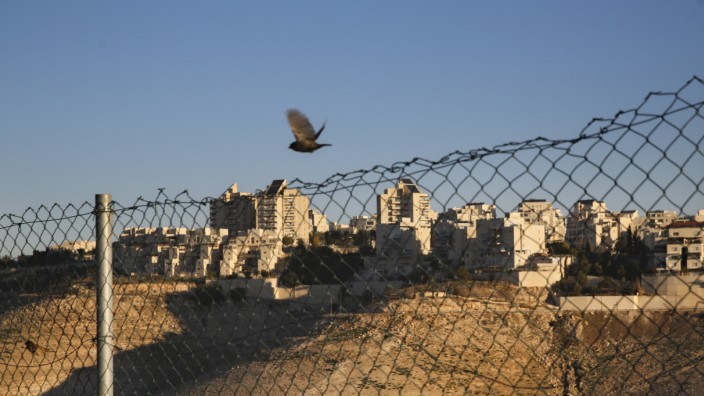 Siedlungsbau: Blick von der palästinensischen Seite auf die israelische Siedlung Maale Adumim.