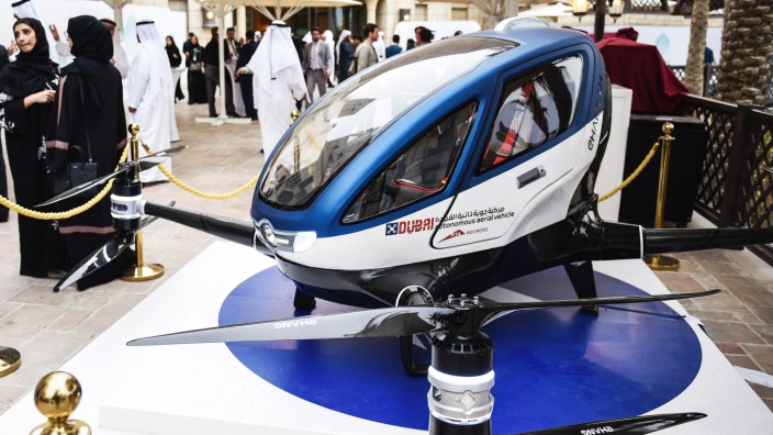 Drohnen: Das EHang 184 soll schon bald durch Dubai fliegen.