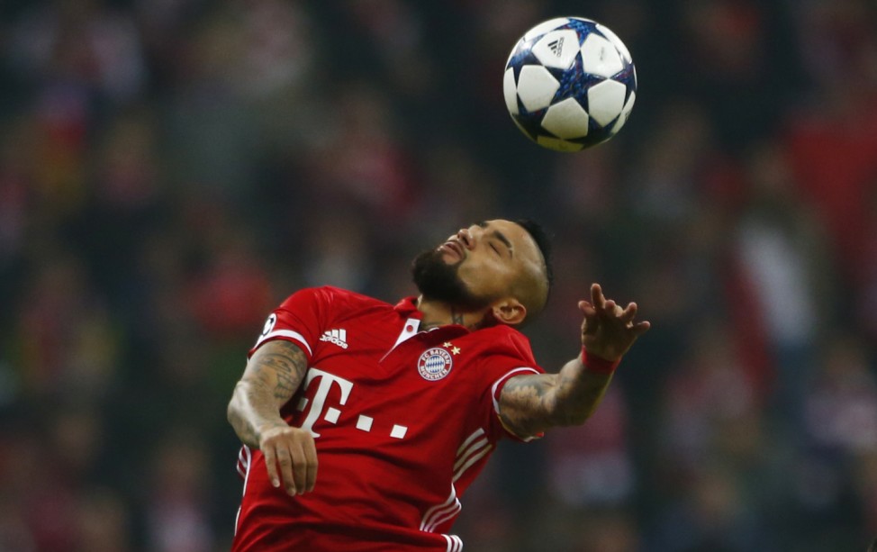 Bayern Munich's Arturo Vidal in action