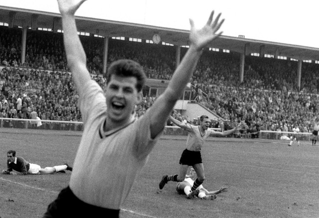 Das erste Tor beim Bundesliga-Start 1963