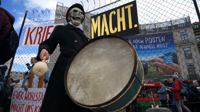 Demonstration gegen 52. Münchner Sicherheitskonferenz, 2016