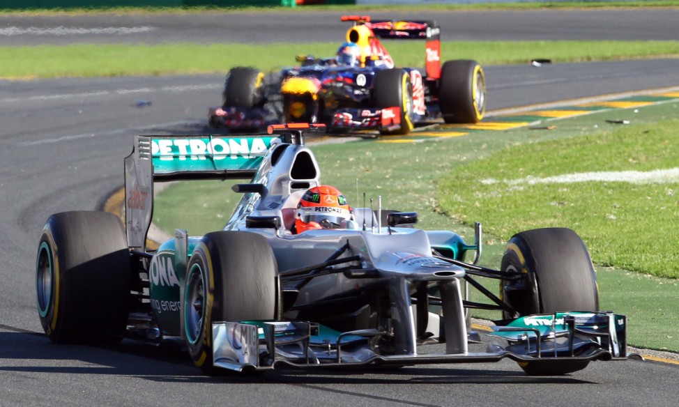 Formel 1 - GP Australien - Schumacher Vettel