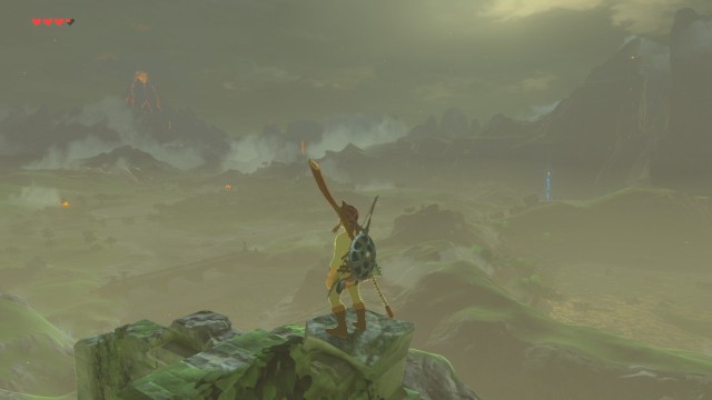Zelda-Produzent Eiji Aonuma: In "Breath of the Wild" kann Link auf fast jeden Berg klettern und die Aussicht genießen - wenn das Wetter mitspielt.
