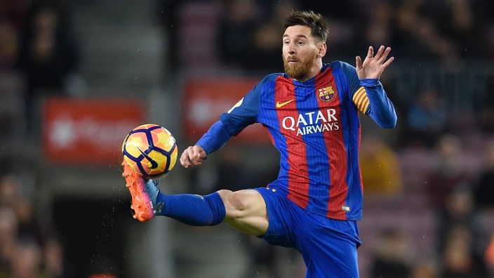 FC Barcelona: Lionel Messi im Spiel gegen Gijon.