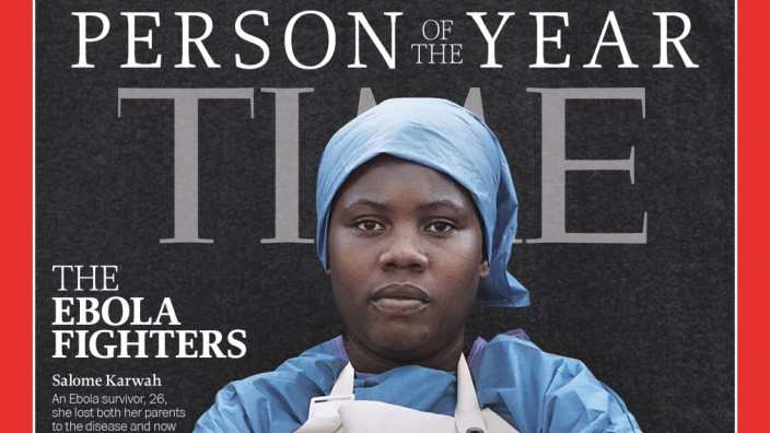 Ebola: 2014 kürte das Time Magazine Salome Karwah zur Person of the Year.