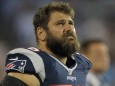 2015 August 28 Friday Sebastian Vollmer 76 T New England Patriots stands on the sideline during t; Vollmer