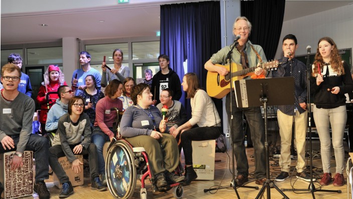Gilching Gymnasium, 2.Aktionstag für Menschen mit und ohne Behinderung