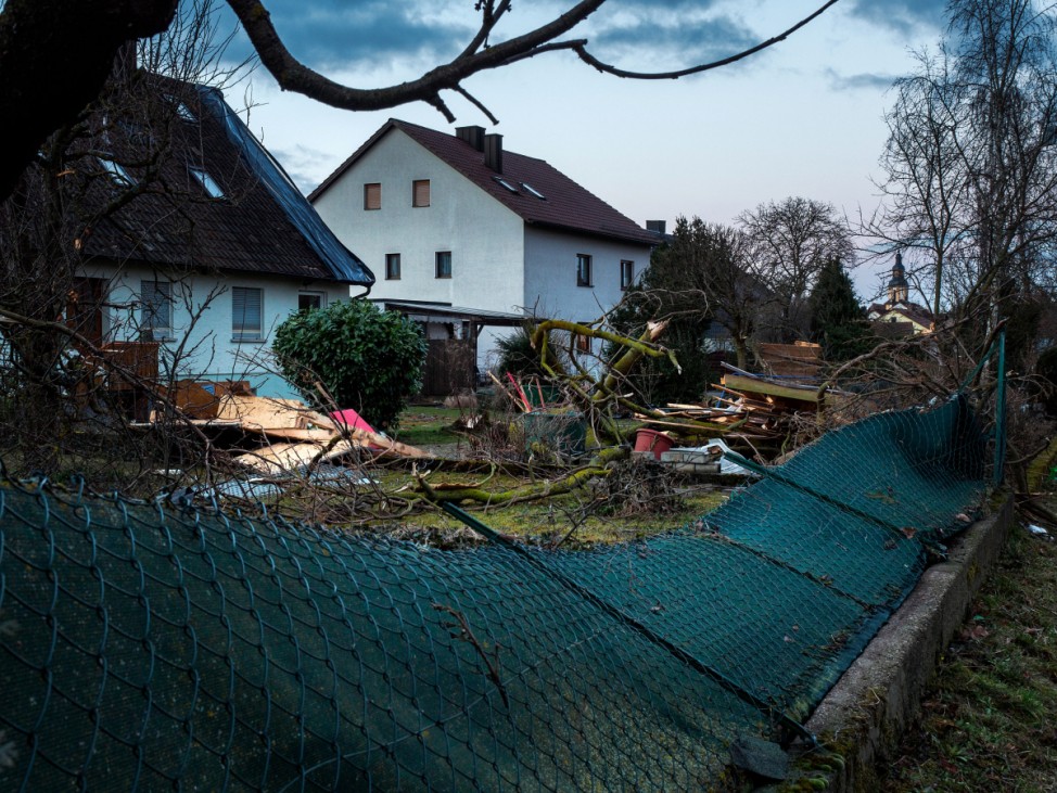 Tornado in Kürnach - Tag danach