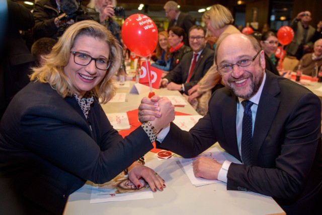 SPD-Kanzlerkandidat Martin Schulz besucht das Saarland