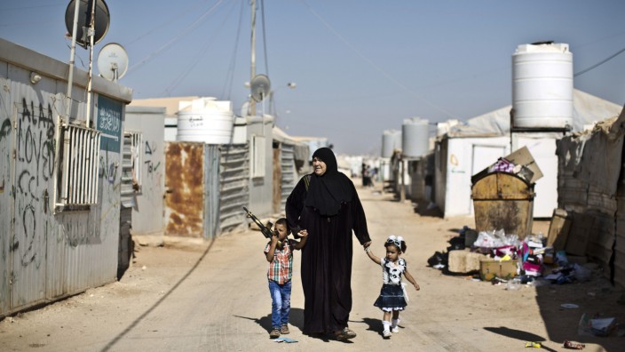 Jordanien: Das Flüchtlingslager Zaatari ist heute die viertgrößte Stadt Jordaniens, 80000 Menschen leben hier.