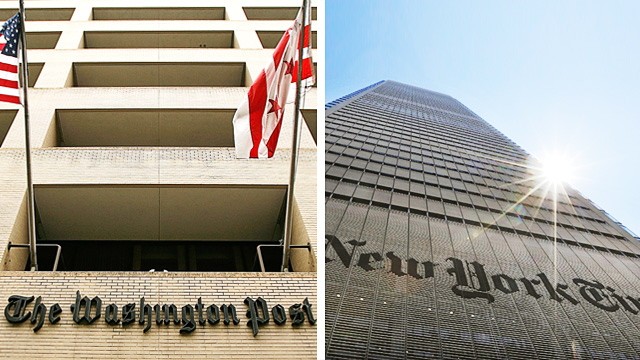 Medien in den USA: Die Washington Post und die New York Times - zwei der renommiertesten Zeitungen des Landes
